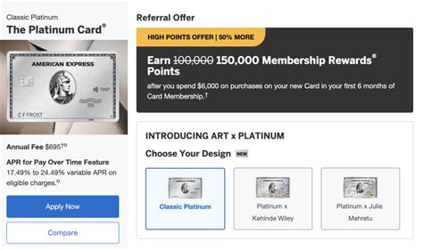amex platinum welcome offer|amex platinum offer code 150k.